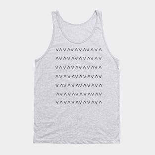 Mudcloth Minimalist  Abstract  Geometric Shapes Boho  Pattern Tank Top